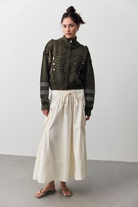 Free People We The Free Trailblazer Cargo Midi Skirt