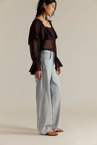 Free People We The Free Truro Baggy Puddle Jeans