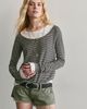 Free People We The Free Two's A Charm Stripe Long Sleeve Top - 1