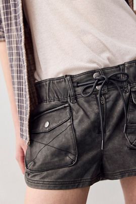 Free People We The Free Waimea Vegan Slouchy Shorts