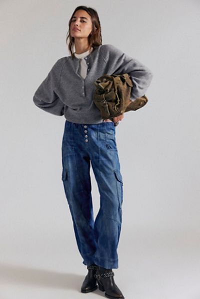 Free People We The Free Wallflower Pull-On Jeans