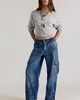 Free People We The Free Wallflower Pull-On Jeans - 4