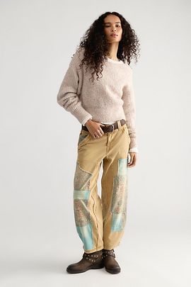 Free People We The Free Warwick Washed Craft Pants