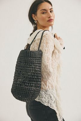 Free People We The Free Woven Bucket Bag