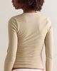 Free People Wide Awake Plunge Long Sleeve Top - 2