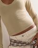 Free People Wide Awake Plunge Long Sleeve Top - 4