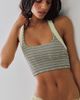 Free People Wide Awake Striped Halter Tank - 1