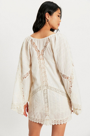 free people wildflower embroidered dress 3D Flower Midi Dress Puff Sleeve Embroidered Midi Length Dress – SD  Dresscode & Fashiontrends main image 1