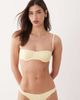 Free Society Free Society gingham underwire bikini top in light yellow - 1