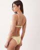 Free Society Free Society gingham underwire bikini top in light yellow - 4