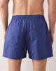 Free Society Free Society linen blend shorts in faded denim-Blue - 4