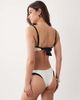 Free Society Free Society monochrome underwire bikini top in white - 3