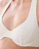 Free Society Free Society ruffle underwire bikini top in white - 2