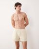 Free Society Free Society seersucker swim shorts in beige-Neutral - 1