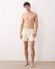 Free Society Free Society seersucker swim shorts in beige-Neutral - 2
