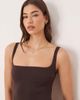 Free Society Free Society square neck swimsuit in brown - 3