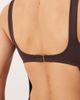 Free Society Free Society square neck swimsuit in brown - 4
