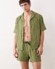 Free Society Free Society swim shorts in green stripes - 2