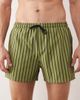 Free Society Free Society swim shorts in green stripes - 4