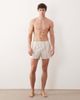 Free Society Free Society swim shorts in mint stripes-Green - 2