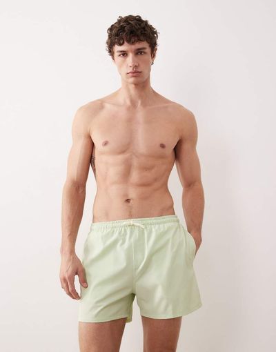 Free Society Free Society swim shorts in sage green