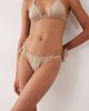 Free Society Free Society tie side bikini bottom in coffee-Brown - 2