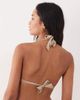 Free Society Free Society triangle bikini top in coffee-Brown - 2