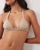 Free Society Free Society triangle bikini top in coffee-Brown - 4