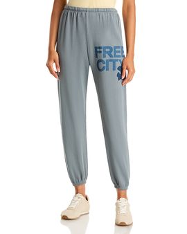 Freecity Free City Cotton Logo Sweatpants in Ash