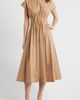 FREEMARKET FREEMARKET Gathered Waist Cotton Midi Dress - 1