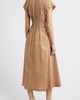 FREEMARKET FREEMARKET Gathered Waist Cotton Midi Dress - 2