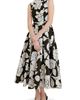 FREEMARKET FREEMARKET Print Belted Sleeveless Maxi Dress - 1