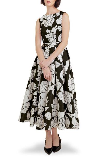 FREEMARKET FREEMARKET Print Belted Sleeveless Maxi Dress