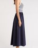 FREEMARKET FREEMARKET Stripe Mixed Media A-Line Dress - 3