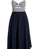 FREEMARKET FREEMARKET Stripe Mixed Media A-Line Dress - 5