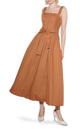 FREEMARKET FREEMARKET Tie Waist Sleeveless Maxi Dress