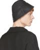 FREI-MUT FREI-MUT Black Leather Selim Bucket Hat - 3