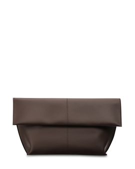Freja Freja Seamed Faux Leather Clutch