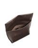 Freja Freja Seamed Faux Leather Clutch - 3