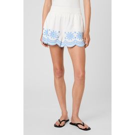French Connection French Connection Alissa Embroidered Cotton Shorts
