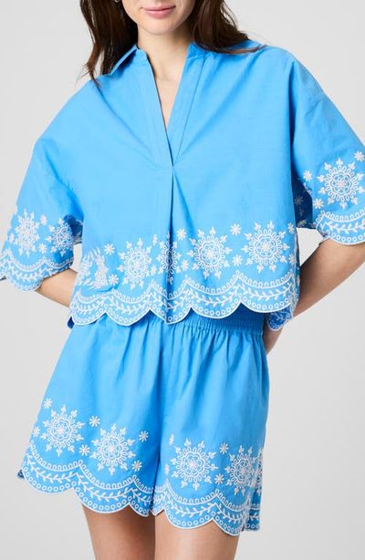 French Connection French Connection Alissa Embroidered Cotton Top