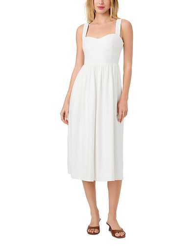 French Connection French Connection Aspen Linen Sweetheart Midi Dress