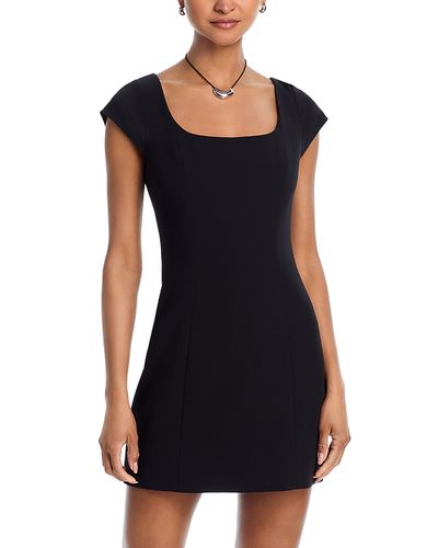 French Connection French Connection Azra Twill Cap Sleeve Mini Dress