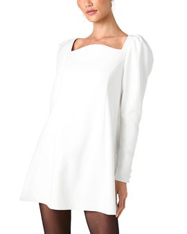 French Connection French Connection Azra Twill Puff Sleeve Dress