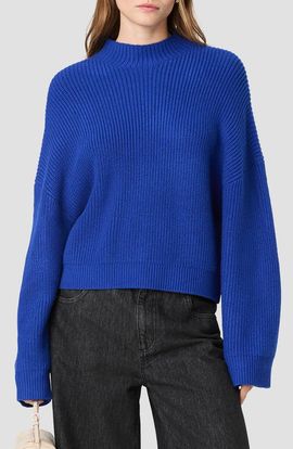 French Connection French Connection Babysoft Mock Neck Ribbed Sweater