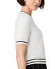 French Connection French Connection Babysoft Short Sleeve Rib Stripe Top - 5