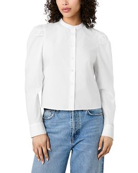 French Connection French Connection Cambria Button Down Puff Sleeve Top