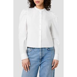 French Connection French Connection Cambria Puff Sleeve Cotton Shirt
