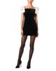 French Connection French Connection Carey Velvet Bow Shoulder Mini Dress - 2