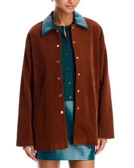 French Connection French Connection Casey Cotton Stretch Corduroy Coat